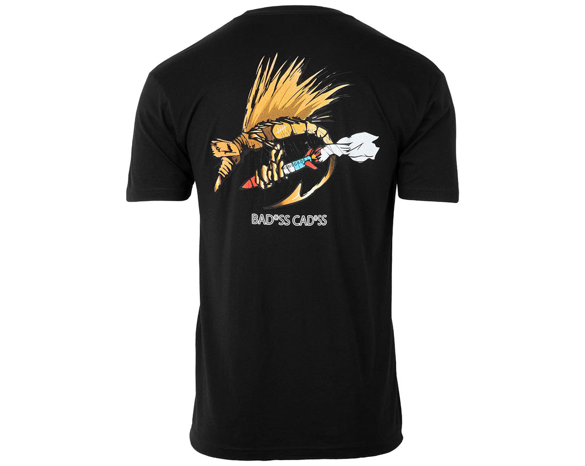 Bad Ass Caddis T-shirt - Renegade Fly Rods