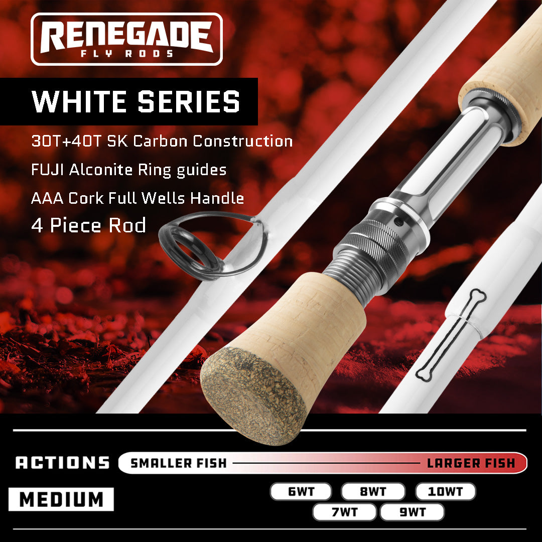 Renegade White Series Fly Rod